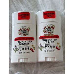 Power Stick for Her Enchanted Cherry Aluminum Free Deodorant 2.25oz 2 Pack NEW